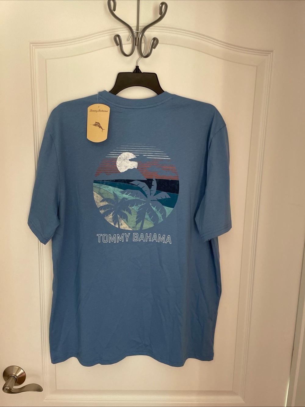 NWT Tommy Bahama Tee Shirt Men’s Buccaneer Blue “Tommy Bahama” Size Large